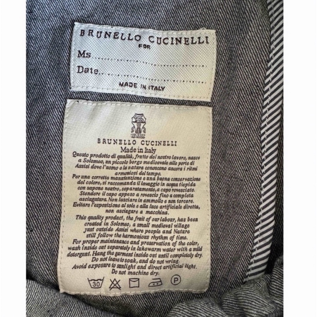 BRUNELLO CUCINELLI(ブルネロクチネリ)のブルネロクチネリ デニムパンツ ブラック サイズ40 レディースのパンツ(デニム/ジーンズ)の商品写真