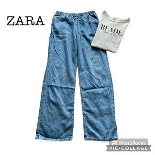 ZARA - 【美品】ZARA 布張りベルト付きパンツの通販｜ラクマ