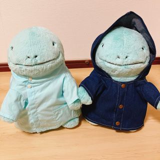 【ひろりーぬ様専用】ふわふわヌオー ケーシー水色 デニムジャケット(ぬいぐるみ)