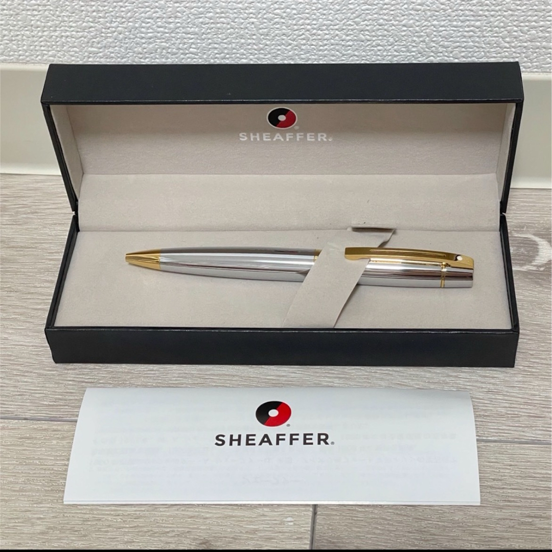 SHEAFFER(シェーファー)の本体のみSHEAFFERシェーファー ボールペン 黒シルバー インテリア/住まい/日用品の文房具(ペン/マーカー)の商品写真