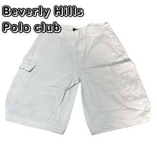 BEVERLY HILLS POLO CLUB（BHPC） - BEVERLY HILLS POLO CLUB ハーフパンツ　M ホワイトw42