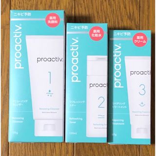 プロアクティブ(proactiv)の新品　プロアクティブ  薬用洗顔料　薬用化粧水　薬用クリーム　3点セット　(その他)