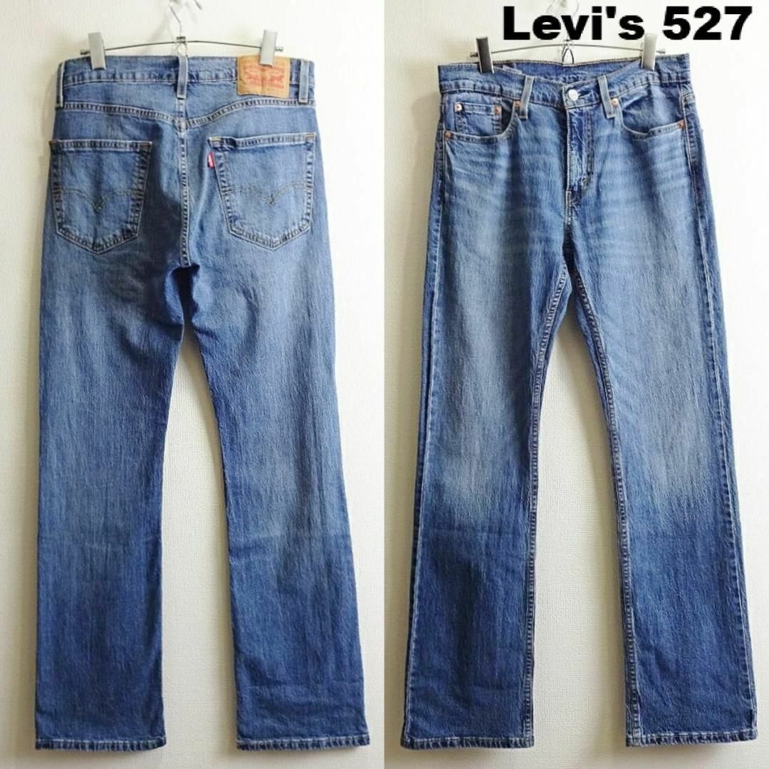 Levi's(リーバイス)のリーバイス　527　W76cm　ブーツカットデニム　ストレッチ　藍青 メンズのパンツ(デニム/ジーンズ)の商品写真