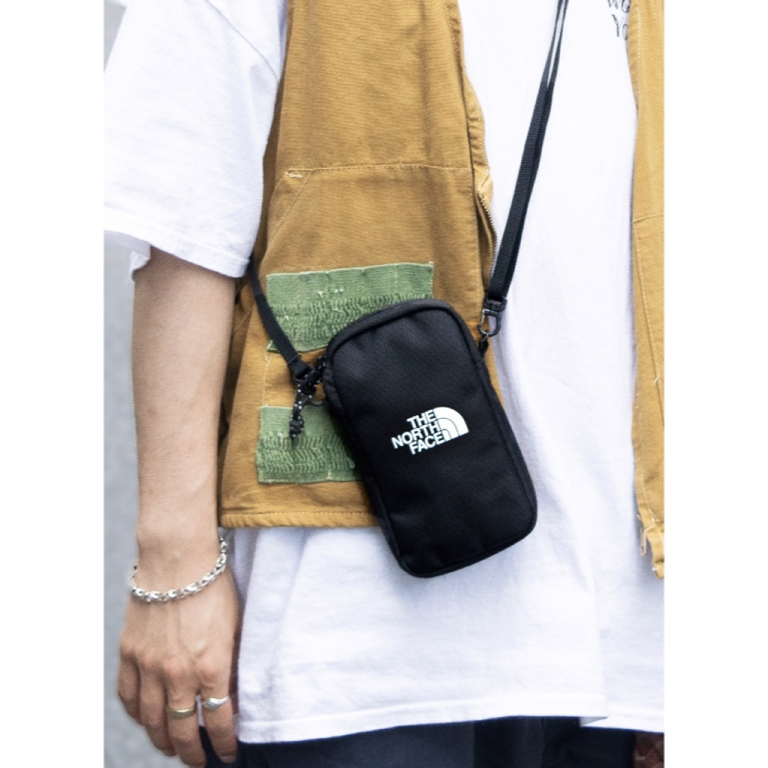 THE NORTH FACE(ザノースフェイス)の韓国ノースフェイスシンプルミニバッグミニクロスショルダーバッグスマホポーチ黒 メンズのバッグ(ショルダーバッグ)の商品写真