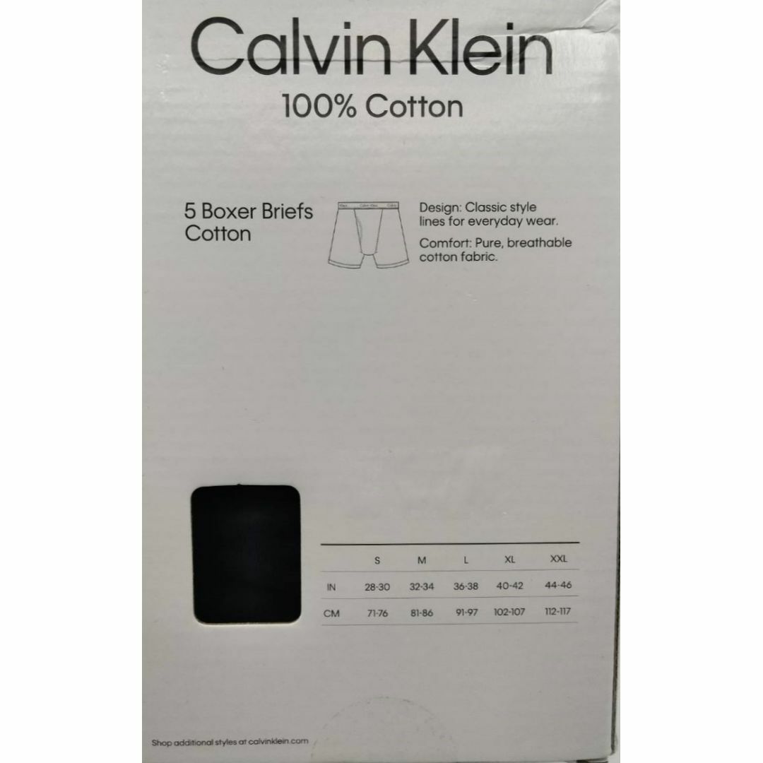 Calvin Klein(カルバンクライン)の【Lサイズ】カルバンクライン ボクサーブリーフ レッド 3枚組 NB1429 メンズのアンダーウェア(ボクサーパンツ)の商品写真