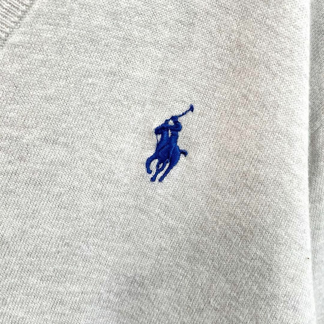 POLO RALPH LAUREN(ポロラルフローレン)のポロラルフローレン　ピマコットン　Vネック　ハイゲージ　ニット　セーター　Ｌ レディースのトップス(ニット/セーター)の商品写真