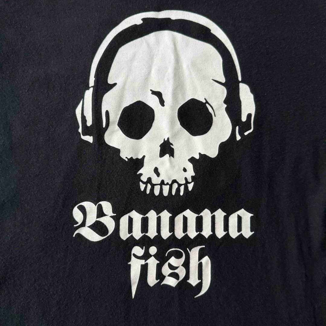 BANANA FISH(バナナフィッシュ)の● BANANA FISH バナナフィッシュ ヘッドホン ドクロ Tシャツ ● キッズ/ベビー/マタニティのキッズ服女の子用(90cm~)(Tシャツ/カットソー)の商品写真