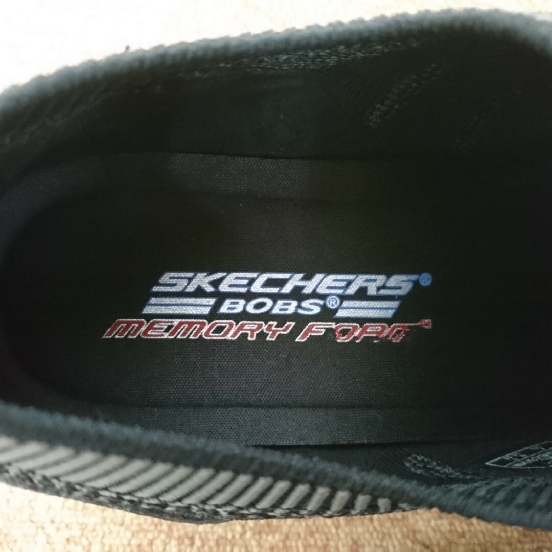 SKECHERS(スケッチャーズ)の未使用 スケッチャーズ 24.5 ニット スリッポン スニーカー 軽量 レディースの靴/シューズ(スニーカー)の商品写真