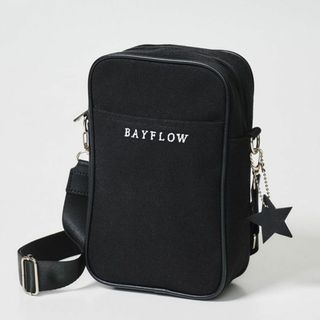 ベイフロー(BAYFLOW)のBAYFLOW ロゴショルダーバッグ黒(ショルダーバッグ)