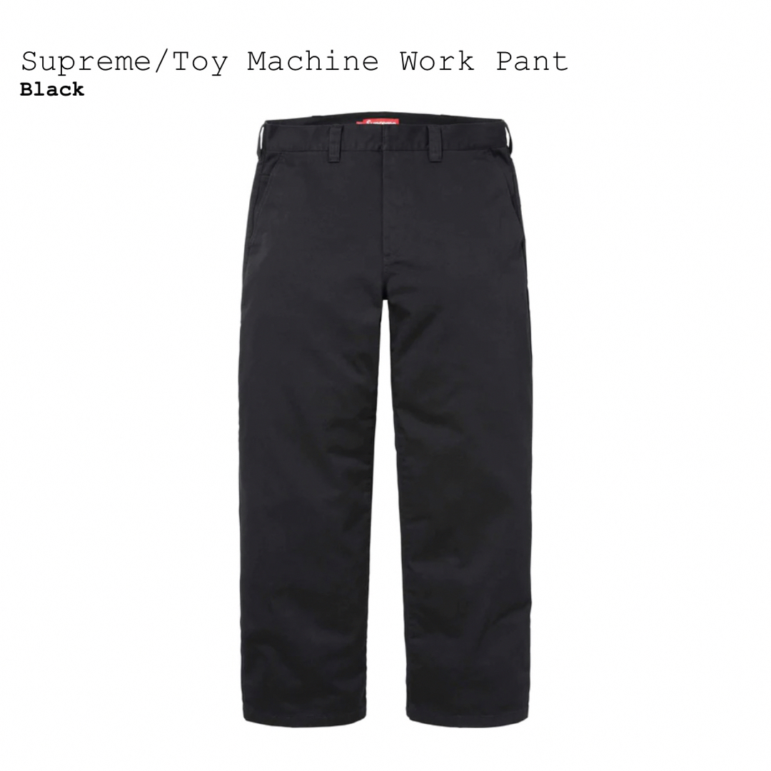 supreme Toy Machine Work Pant Black 32