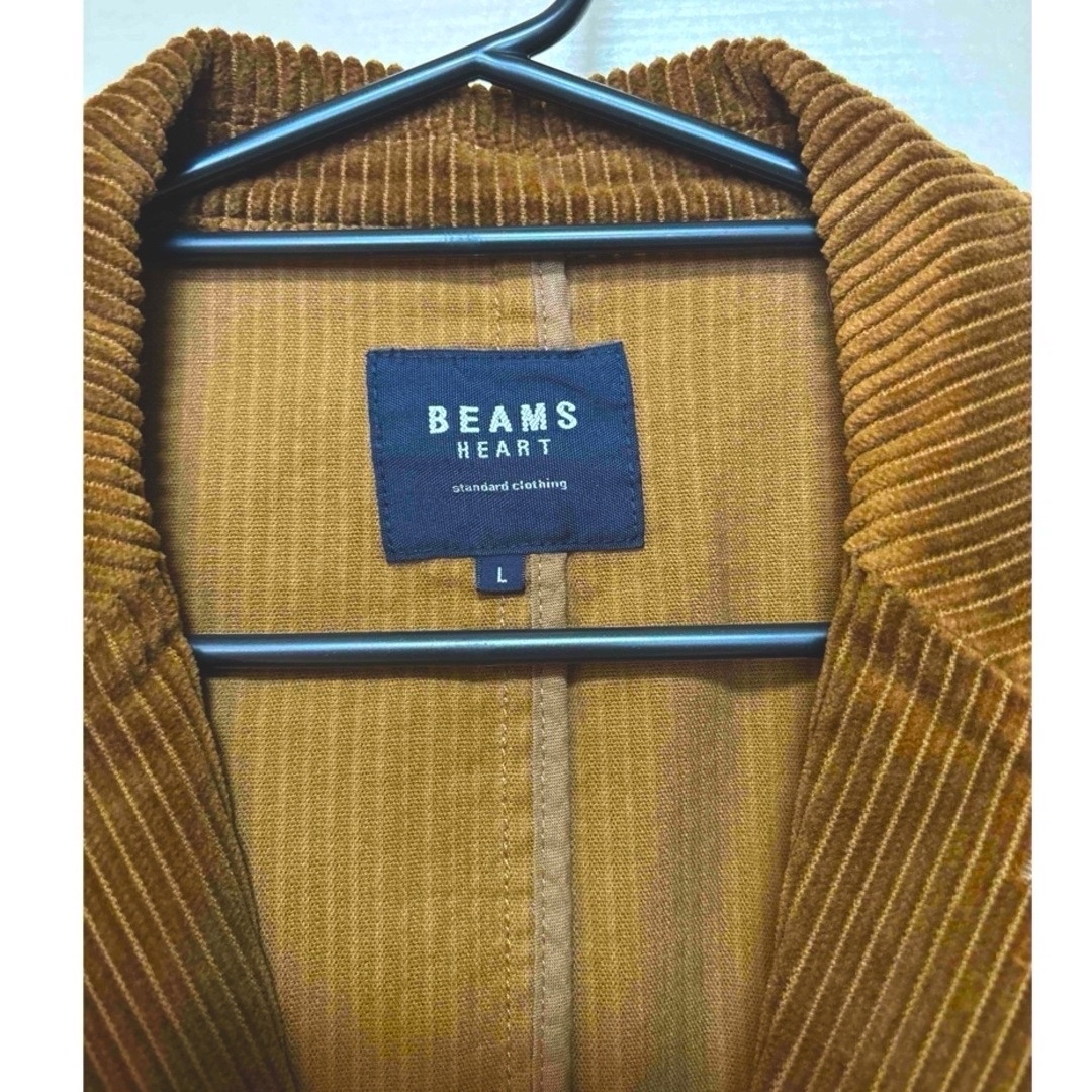 BEAMS(ビームス)の美品　BEAMS HEART   ビームスハート　メンズジャケット　ブラウン メンズのジャケット/アウター(テーラードジャケット)の商品写真