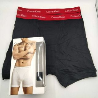 カルバンクライン(Calvin Klein)の【Lサイズ】カルバンクライン ボクサーブリーフ レッド 2枚組 NB1429(ボクサーパンツ)