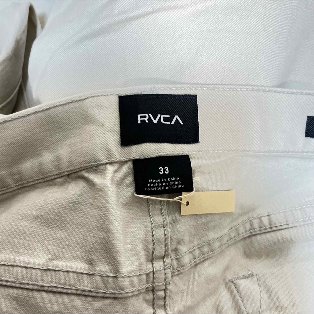 RVCA(ルーカ)のルーカ　カーゴパンツ　フルレングス　w44 ホワイト メンズのパンツ(デニム/ジーンズ)の商品写真