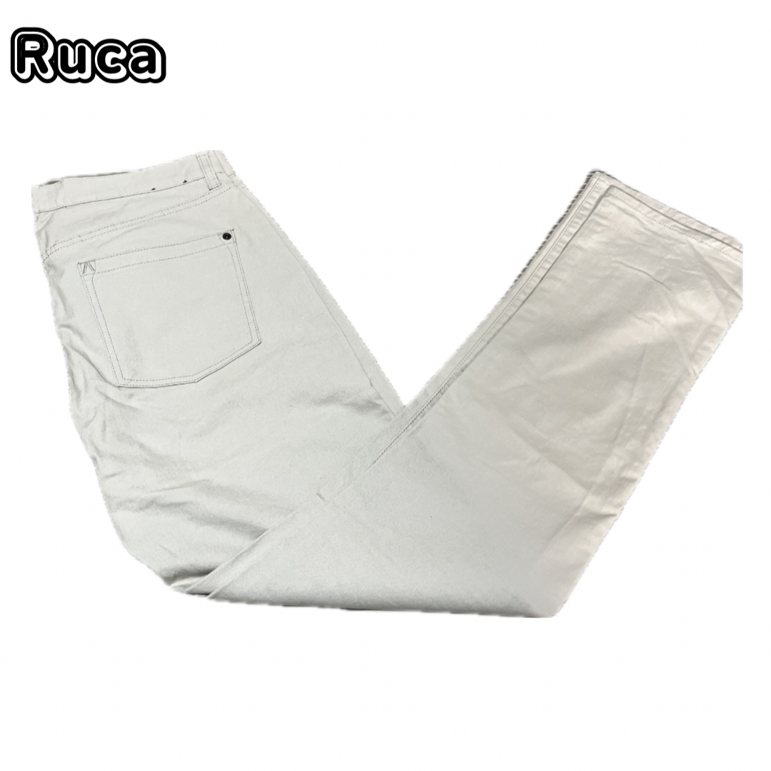 RVCA(ルーカ)のルーカ　カーゴパンツ　フルレングス　w44 ホワイト メンズのパンツ(デニム/ジーンズ)の商品写真
