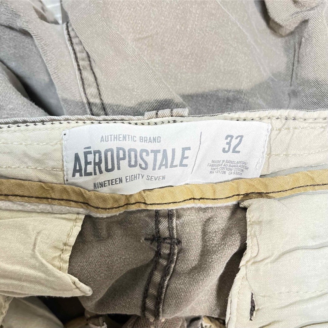 AEROPOSTALE(エアロポステール)のエアロポステール　カーゴパンツ　ショートパンツ　w43 グレー メンズのパンツ(ショートパンツ)の商品写真