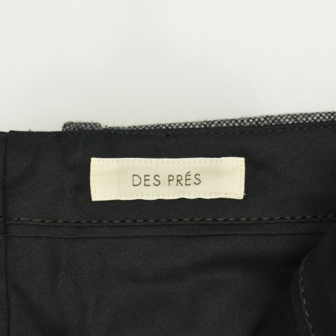 DES PRES(デプレ)の【DESPRES】ミドルウールシャークスキン タックパンツ レディースのパンツ(その他)の商品写真