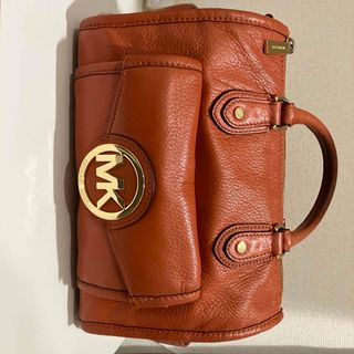 マイケルコース(Michael Kors)のマイケル・コース　ミニ　ボストンバック　オレンジ(ハンドバッグ)