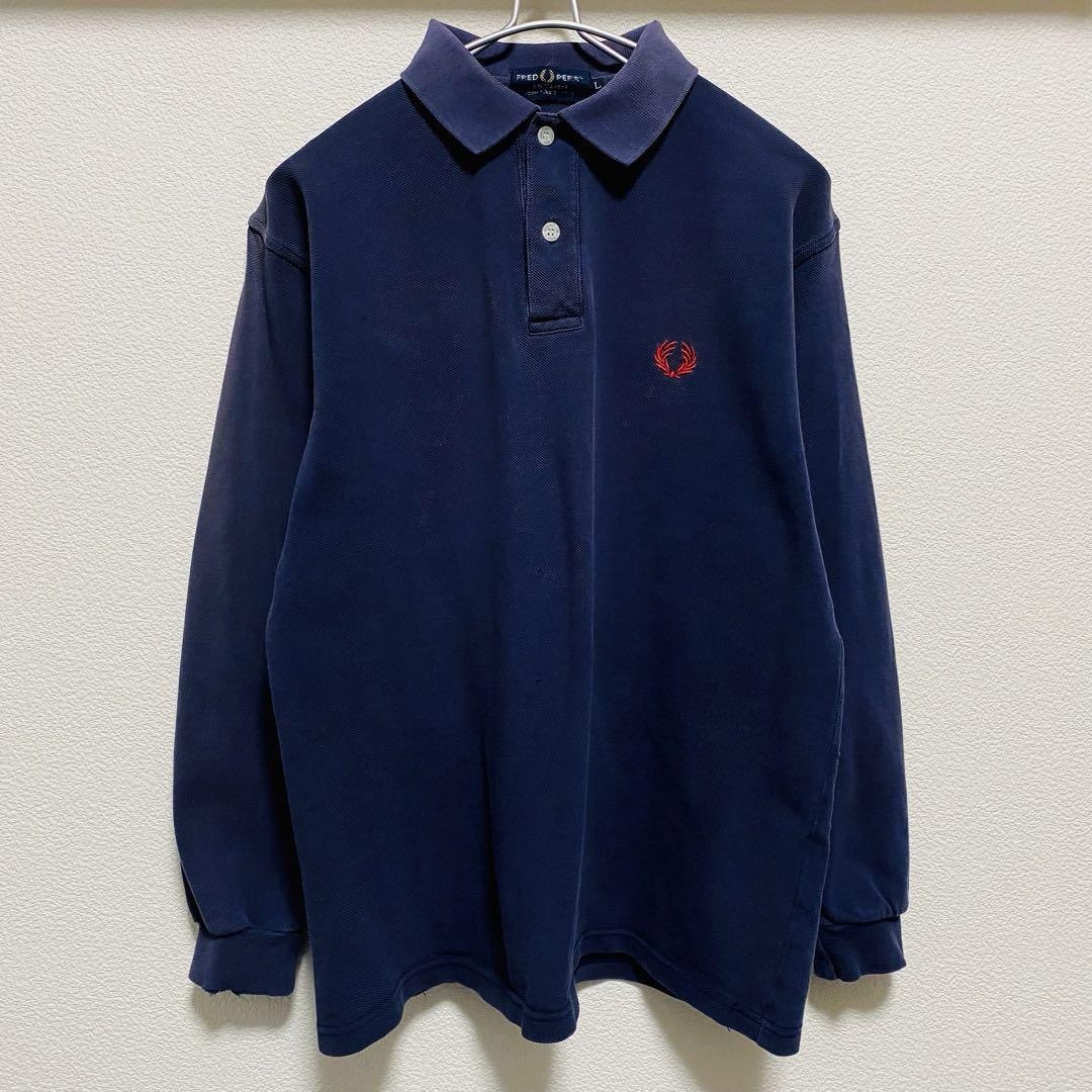 FRED PERRY(フレッドペリー)の70〜80年代ビンテージ　FRED PERRY 月桂樹ロゴボロポロシャツ メンズのトップス(ポロシャツ)の商品写真