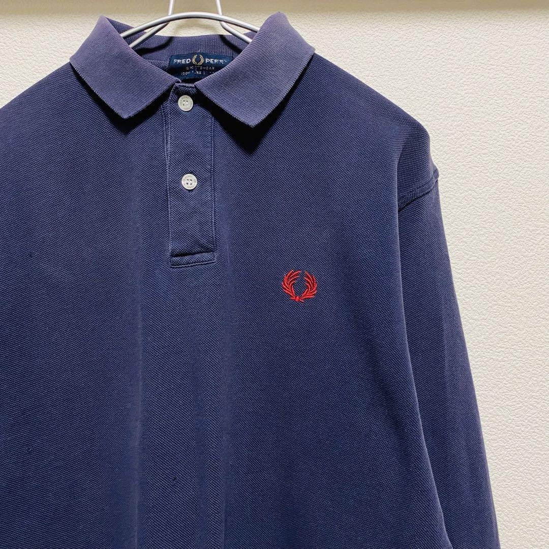 FRED PERRY(フレッドペリー)の70〜80年代ビンテージ　FRED PERRY 月桂樹ロゴボロポロシャツ メンズのトップス(ポロシャツ)の商品写真