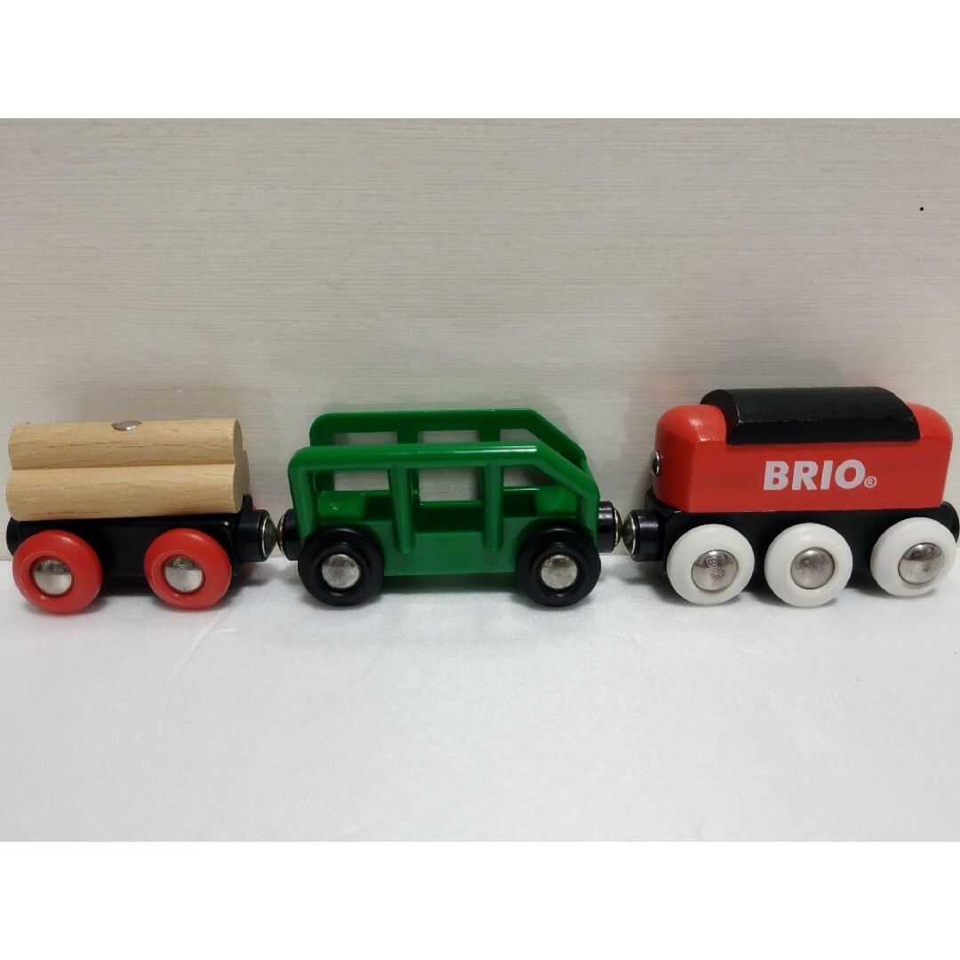 BRIO(ブリオ)のブリオ BRIO WORLD 積み上げサポート アクショントンネル 貨車 クレー キッズ/ベビー/マタニティのおもちゃ(電車のおもちゃ/車)の商品写真