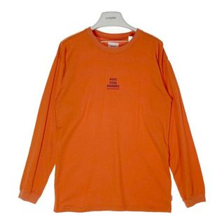 ★WTAPS ダブルタップス 192ATDT-LT02S ロングTシャツ オレンジ sizeM(Tシャツ/カットソー(七分/長袖))