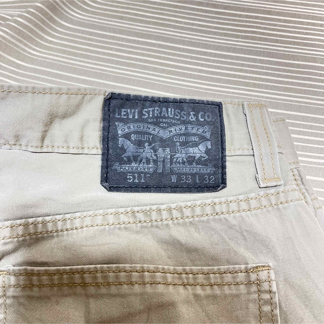 Levi's(リーバイス)のリーバイス　511 カーゴパンツ　フルレングス　ベージュ　w41 メンズのパンツ(デニム/ジーンズ)の商品写真