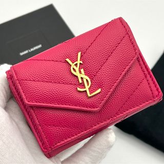 Saint Laurent - Yves Saint Laurent イブサンローラン 三つ折財布の 