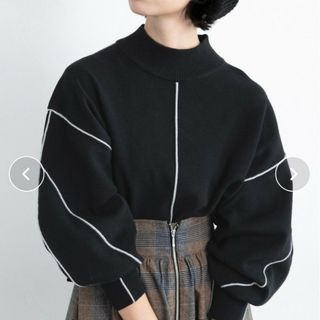 ページボーイ(PAGEBOY)の【新品】【完売品】ページボーイ PAGEBOY ハイゲージパイピングプルオーバー(ニット/セーター)