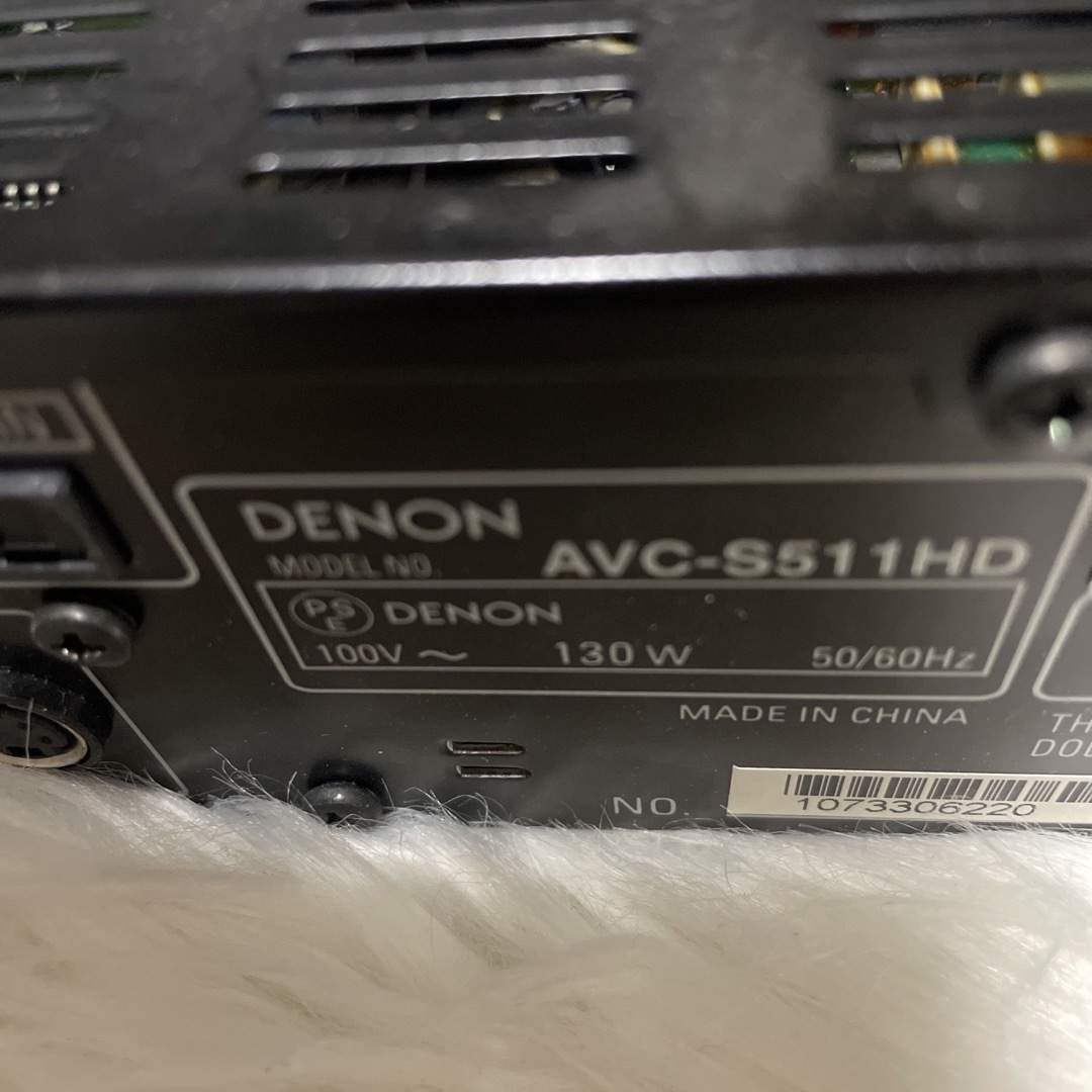 DENON(デノン)の動作確認DENON デノン　AVC-S511HD スピーカー セット  スマホ/家電/カメラのオーディオ機器(スピーカー)の商品写真