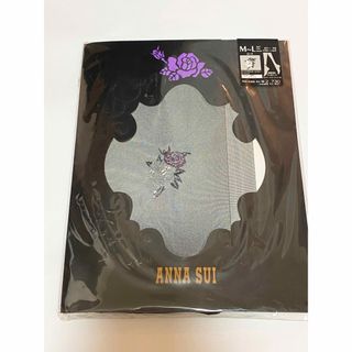 ANNA SUI - ANNASUI アナスイ　ストッキング　黒　ローズ