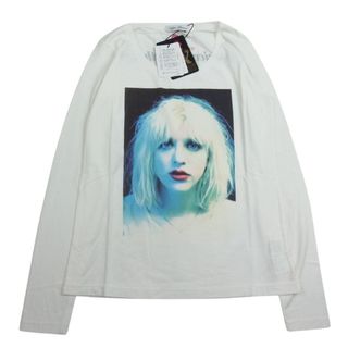 HYSTERIC GLAMOUR - HYSTERIC GLAMOUR ヒステリックグラマー 0143CL12 COURTNEY コートニーラブ ガールプリント ロング 長袖 Tシャツ ホワイト系 F【中古】