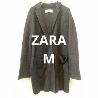 ザラ(ZARA)のZARA BASIC ザラ ベーシック チェスター コート サイズM ネイビー(チェスターコート)