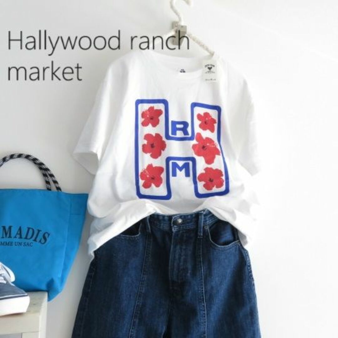 HOLLYWOOD RANCH MARKET(ハリウッドランチマーケット)の新品 タグ付き ハリウッドランチマーケット　ハリラン　Tシャツ　Lサイズ メンズのトップス(Tシャツ/カットソー(半袖/袖なし))の商品写真