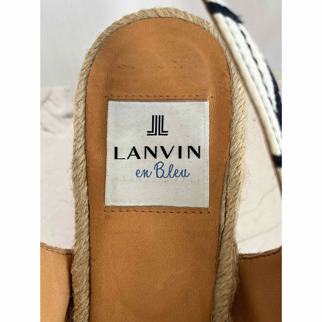 LANVIN en Bleu(ランバンオンブルー)のLANVIN ランバン　オンブルー　ウェッジソール　サンダル　　23.5  レディースの靴/シューズ(サンダル)の商品写真