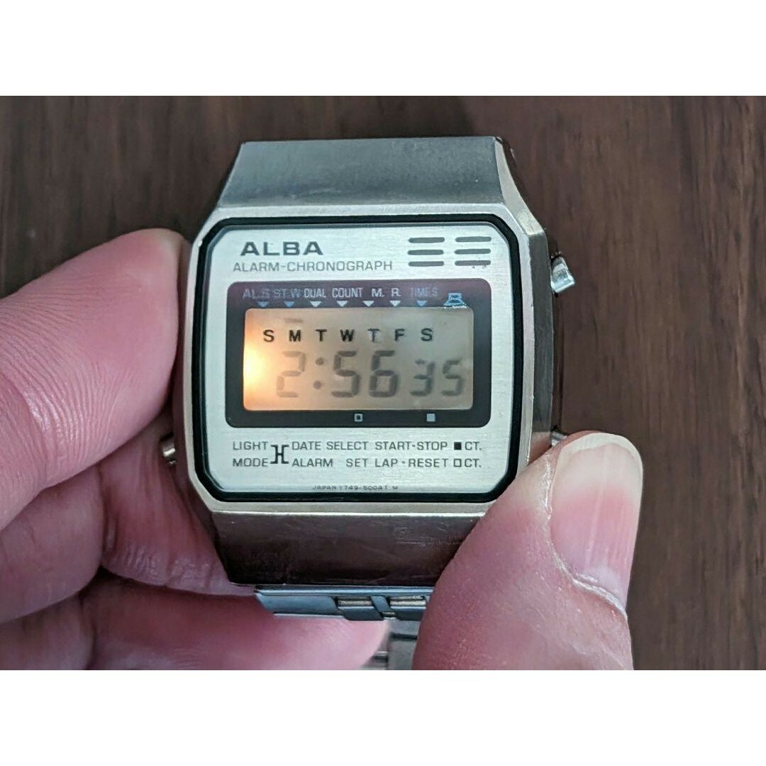 SEIKO - SEIKO ALBA Y749-5000 デジタル アラームクロノグラフの SEIKO - SEIKO ALBA Y749-5000 デジタル アラームクロノグラフの