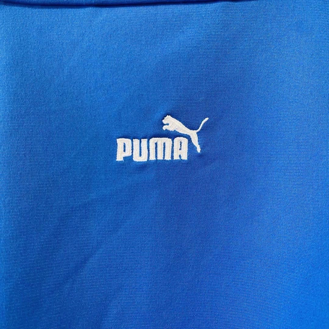 PUMA(プーマ)の90年代ビンテージ　マレーシア製　PUMA 切り替え刺繍ロゴトラックジャケット メンズのトップス(ジャージ)の商品写真