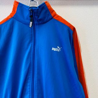 プーマ(PUMA)の90年代ビンテージ　マレーシア製　PUMA 切り替え刺繍ロゴトラックジャケット(ジャージ)