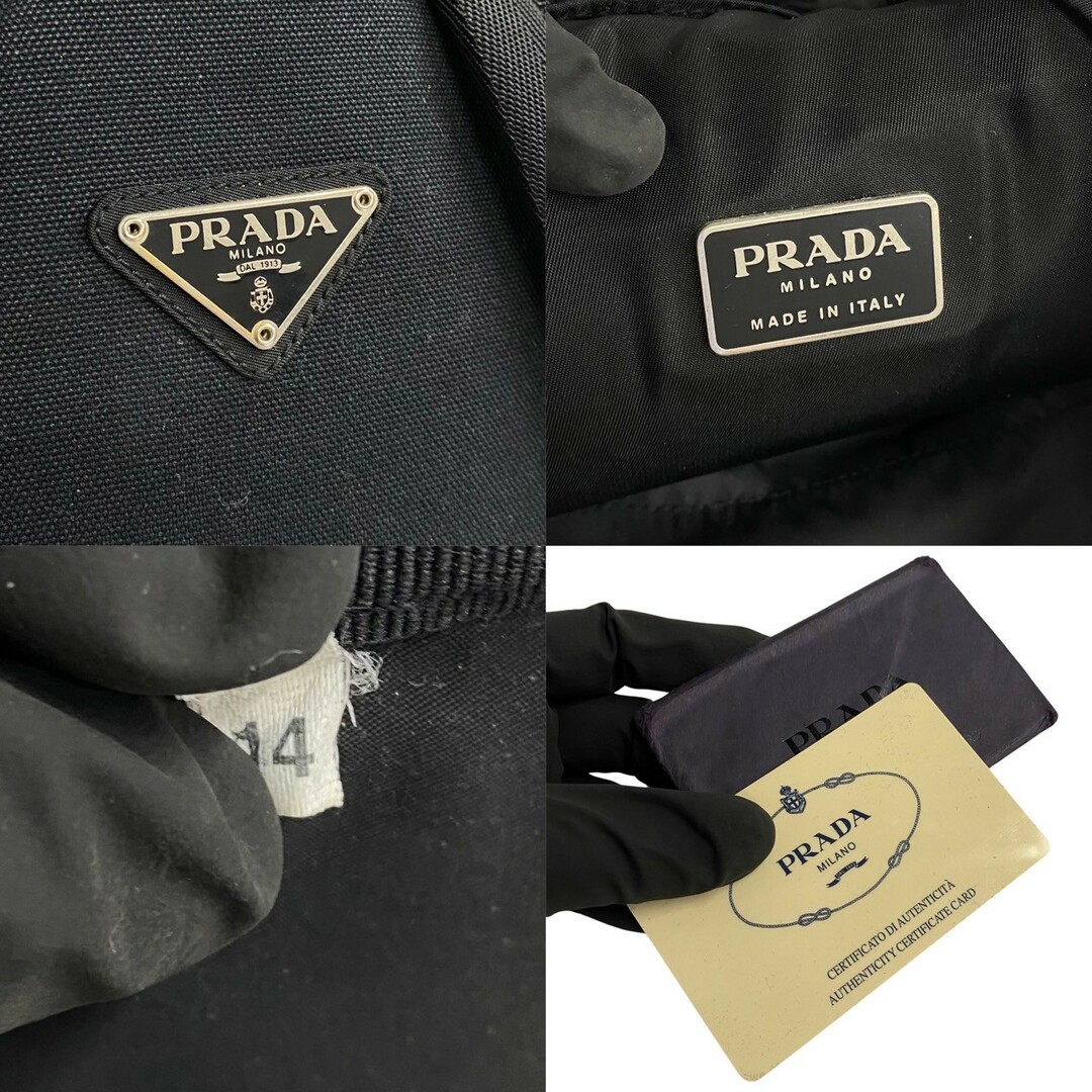 PRADA - 極 美品 カード付 希少品 PRADA プラダ 三角ロゴ プレート 