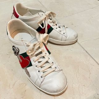 Gucci - GUCCI グッチ　スニーカー　22.5 エースエンブロイダリー　シューズ　靴