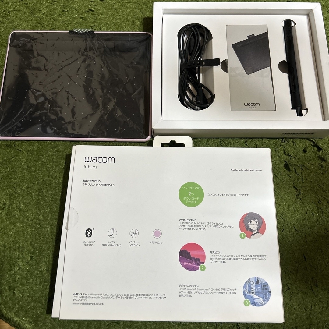 Wacom(ワコム)のワコム CTL-4100WL/P0-D スマホ/家電/カメラのPC/タブレット(PC周辺機器)の商品写真