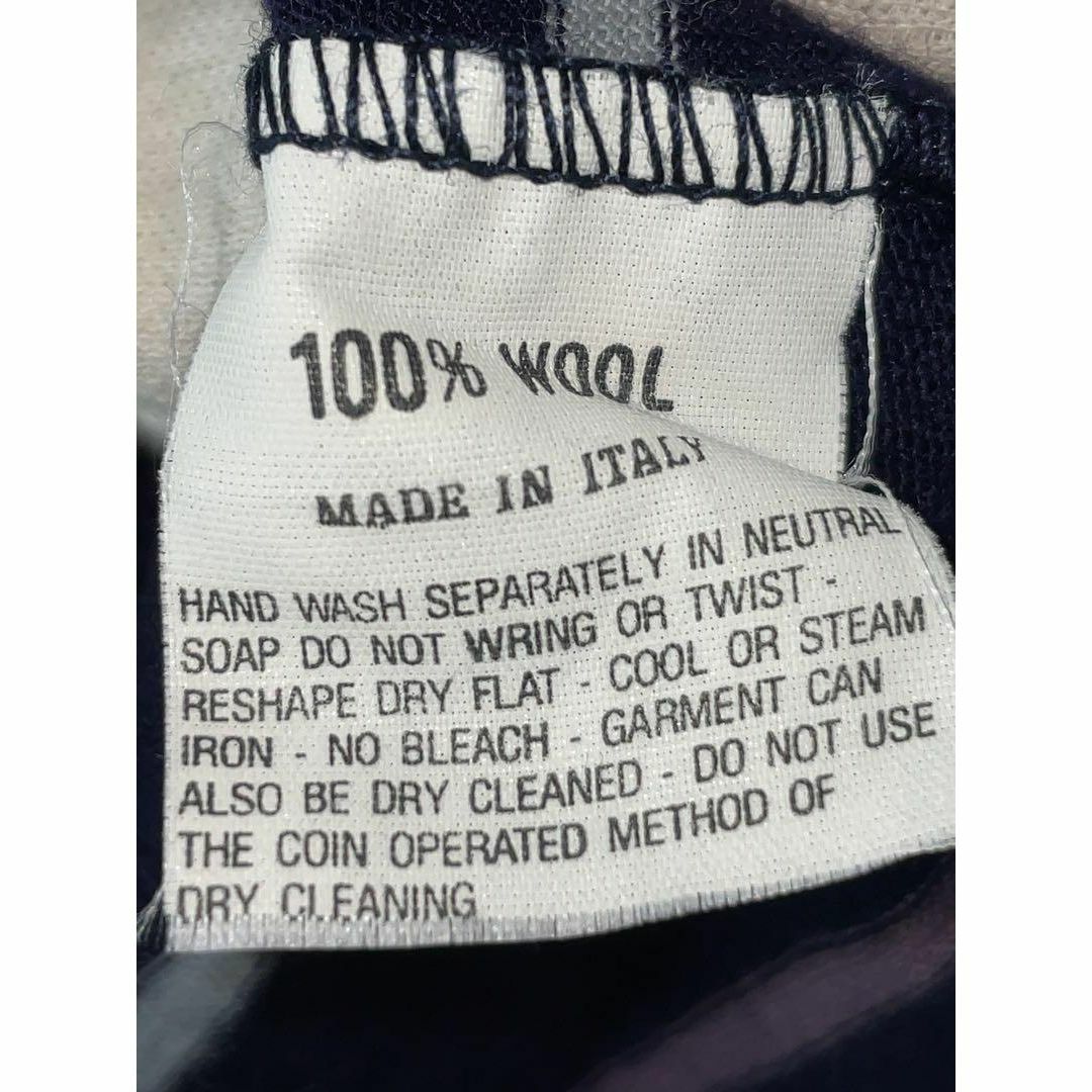 Dunhill(ダンヒル)のdunhill ダンヒル 長袖 ニット ポロシャツ 100%ウール イタリア製 メンズのトップス(Tシャツ/カットソー(七分/長袖))の商品写真
