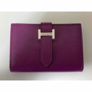 エルメス(Hermes)の新品 HERMES エルメス　ベアンミニ　シェブルミゾル　Y刻印　アネモネ(財布)