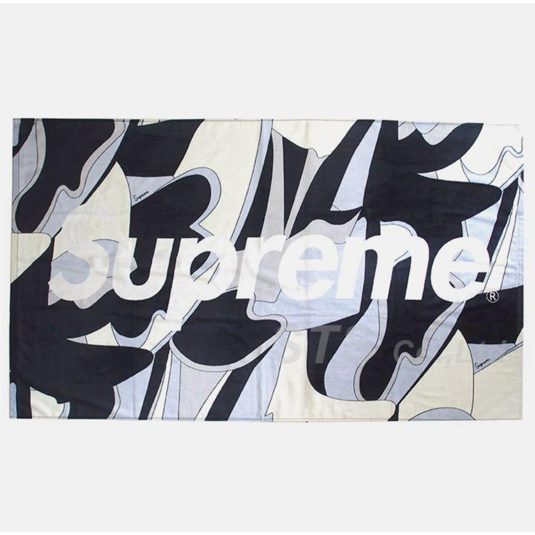 Supreme(シュプリーム)の【新品】Supreme Abstract Beach Towel In Grey インテリア/住まい/日用品の日用品/生活雑貨/旅行(タオル/バス用品)の商品写真