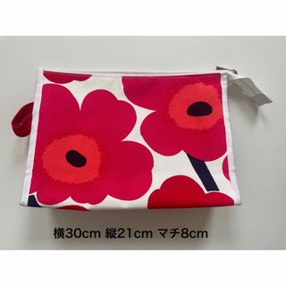 マリメッコ(marimekko)のマリメッコ ウニッコ  ポーチ 大きめサイズ(ポーチ)