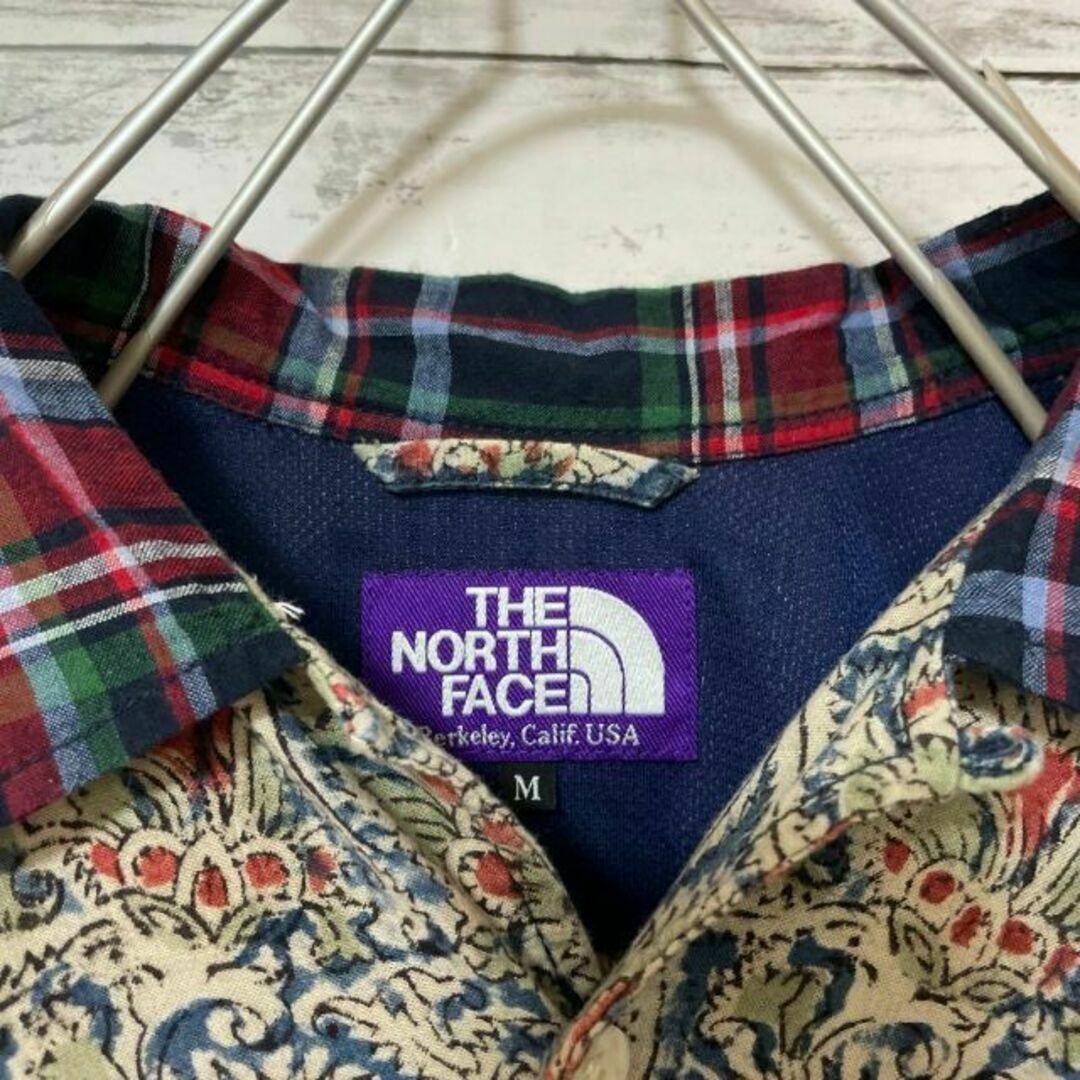 THE NORTH FACE(ザノースフェイス)のTHE NORTH FACE PURPLE LABEL 総柄半袖シャツ 切替 メンズのトップス(シャツ)の商品写真