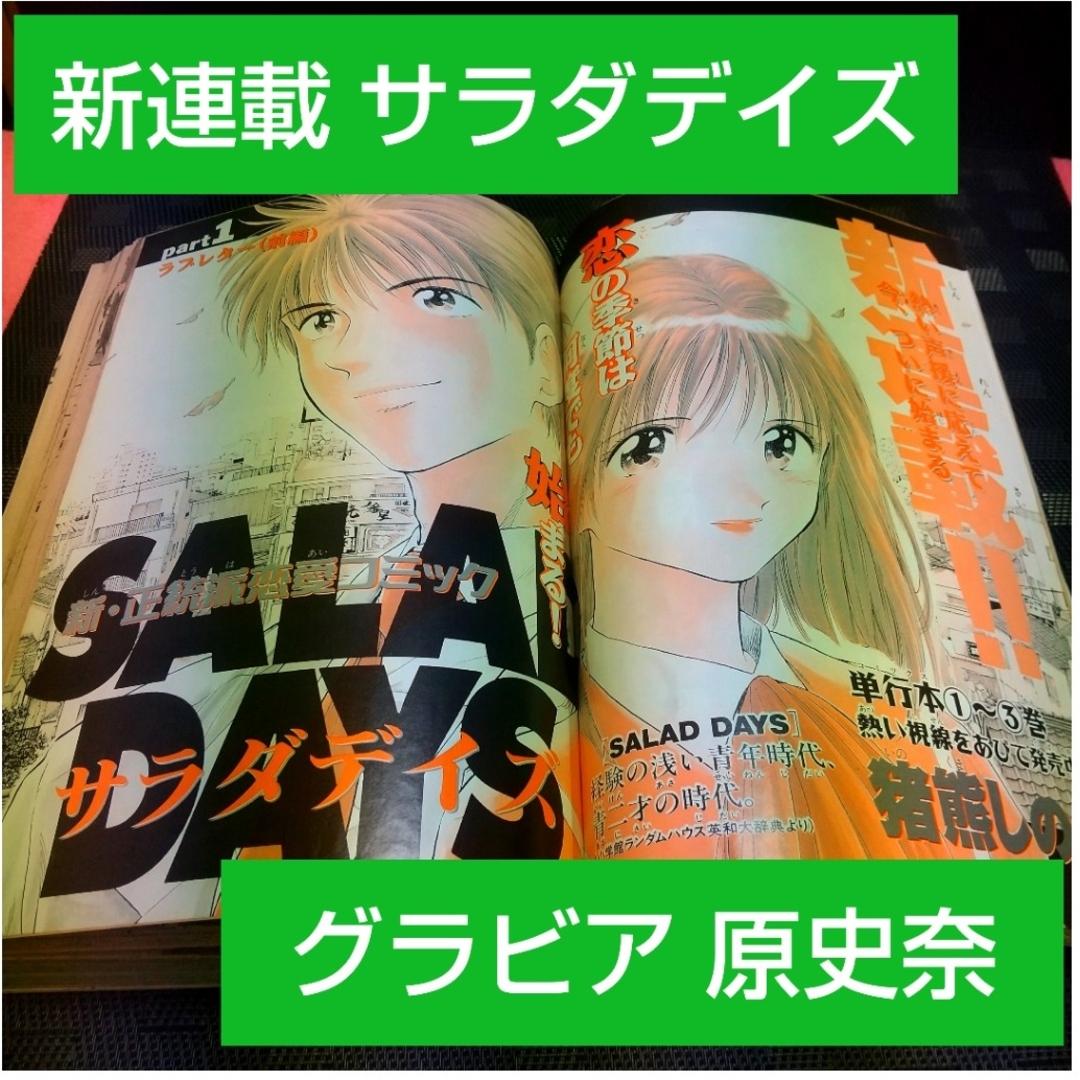 小学館(ショウガクカン)の週刊少年サンデー 1988年48号※サラダデイズ 新連載※原史奈 グラビア エンタメ/ホビーの漫画(漫画雑誌)の商品写真