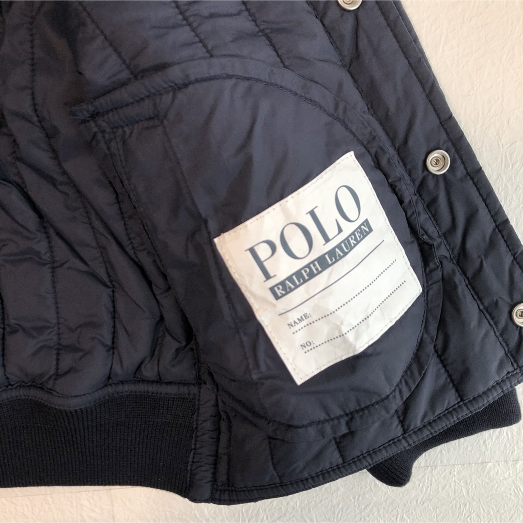 POLO RALPH LAUREN(ポロラルフローレン)のラスト1点◆ラルフローレン ウォーターリペラントベースボールジャケット  110 キッズ/ベビー/マタニティのキッズ服男の子用(90cm~)(ジャケット/上着)の商品写真