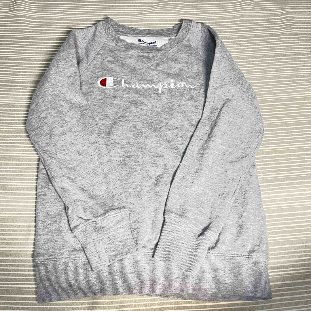 Champion(チャンピオン)のチャンピオン　スウェット　L グレー キッズ/ベビー/マタニティのキッズ服男の子用(90cm~)(Tシャツ/カットソー)の商品写真