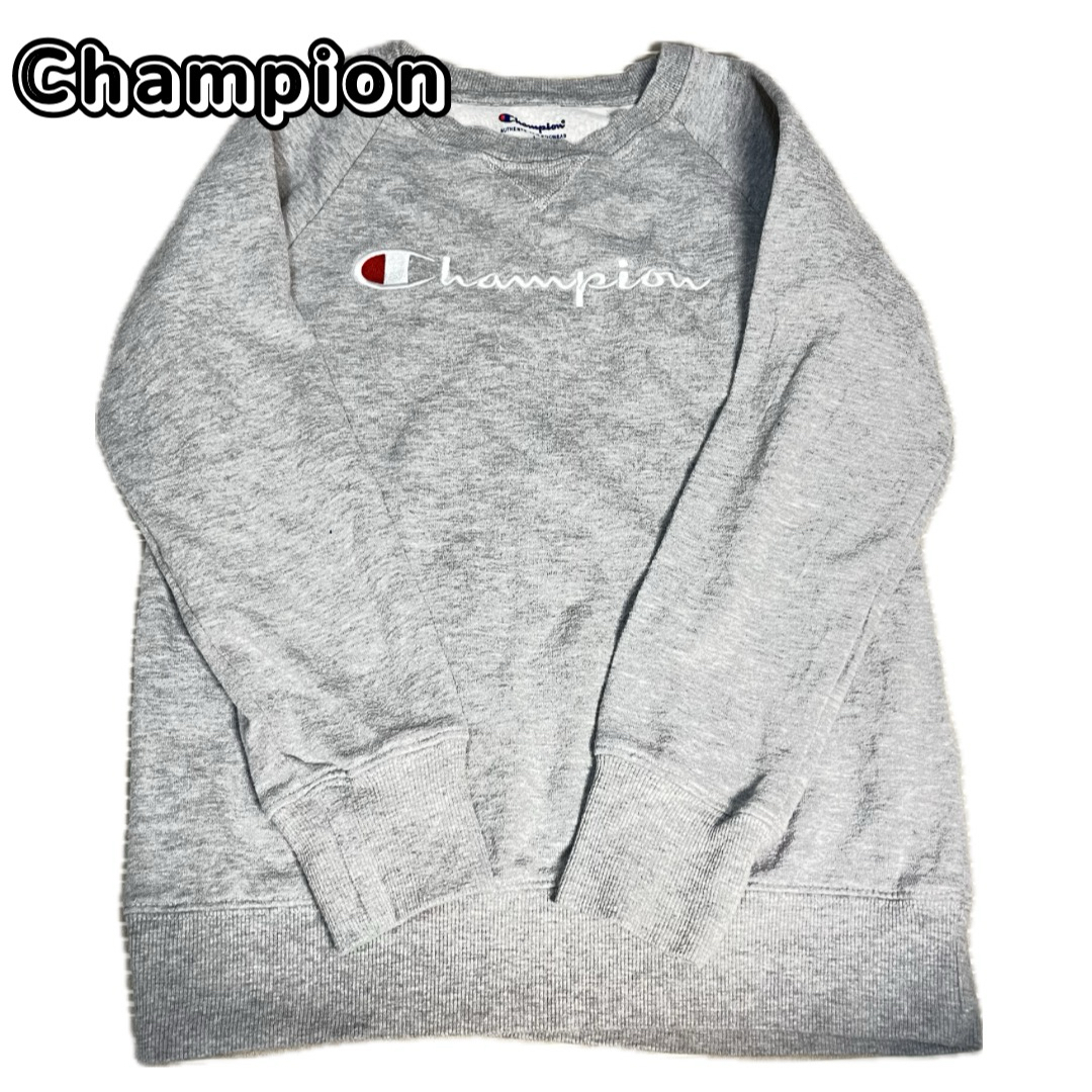 Champion(チャンピオン)のチャンピオン　スウェット　L グレー キッズ/ベビー/マタニティのキッズ服男の子用(90cm~)(Tシャツ/カットソー)の商品写真