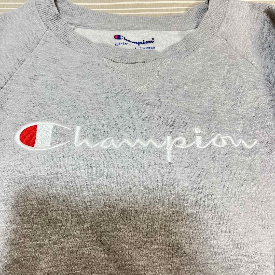 Champion(チャンピオン)のチャンピオン　スウェット　L グレー キッズ/ベビー/マタニティのキッズ服男の子用(90cm~)(Tシャツ/カットソー)の商品写真
